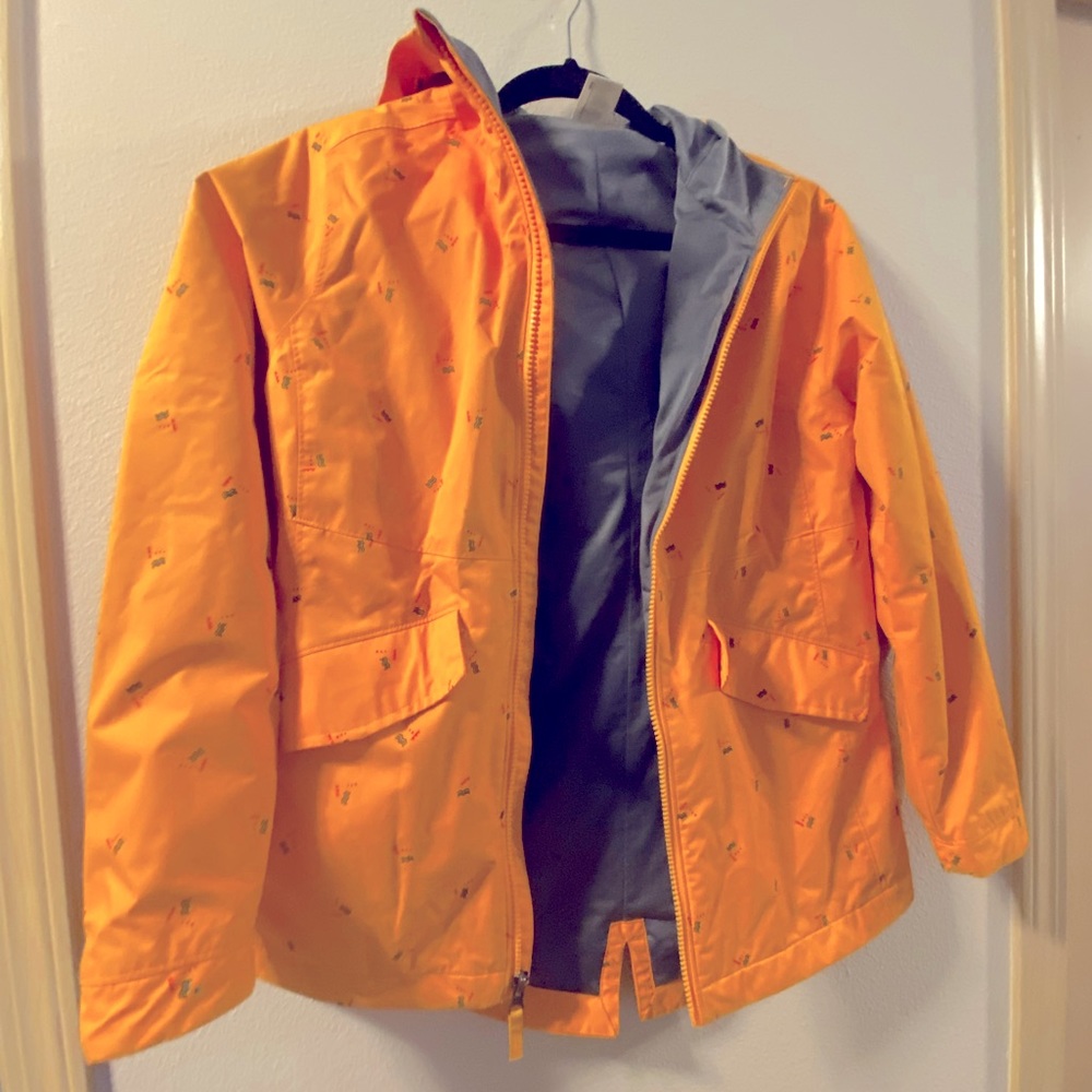 REI Co-Op Drizzler Rain Jacket Girls Large